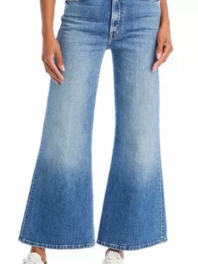 MOTHER High-Rise Wide Leg Women's Jeans in Light Blue